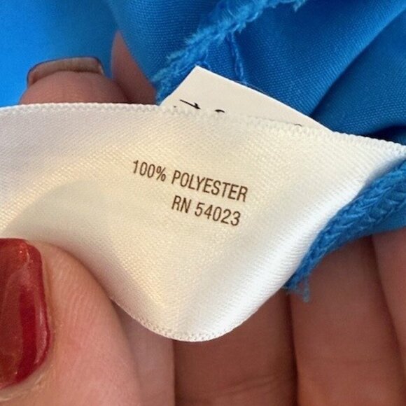 Old Navy Women’s Royal Blue Two Toned Straps Dress Size L - Ties In The Back - Picture 6 of 10